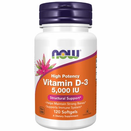 Vitamine D-3 5000iu 120 gélules