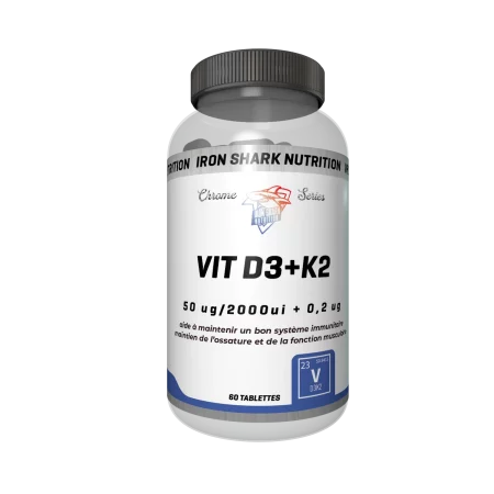 Vitamine D3+K2 60gélules