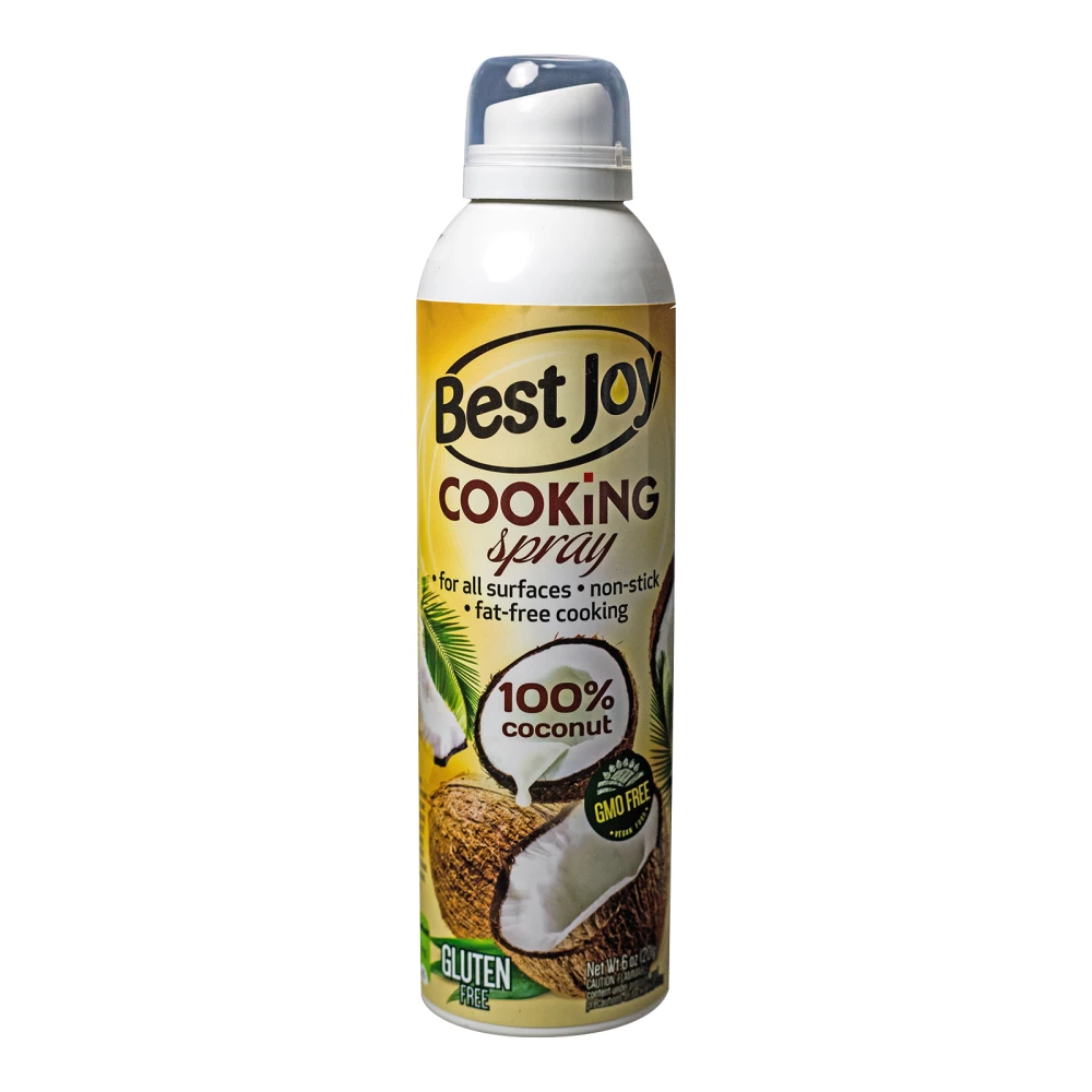 BEST JOY, Aérosol de cuisson 100% huile de noix de coco, Sans Calories &  Gluten, Antiadhésif