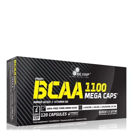 BCAA 1100 Mega Caps 120 Gélules